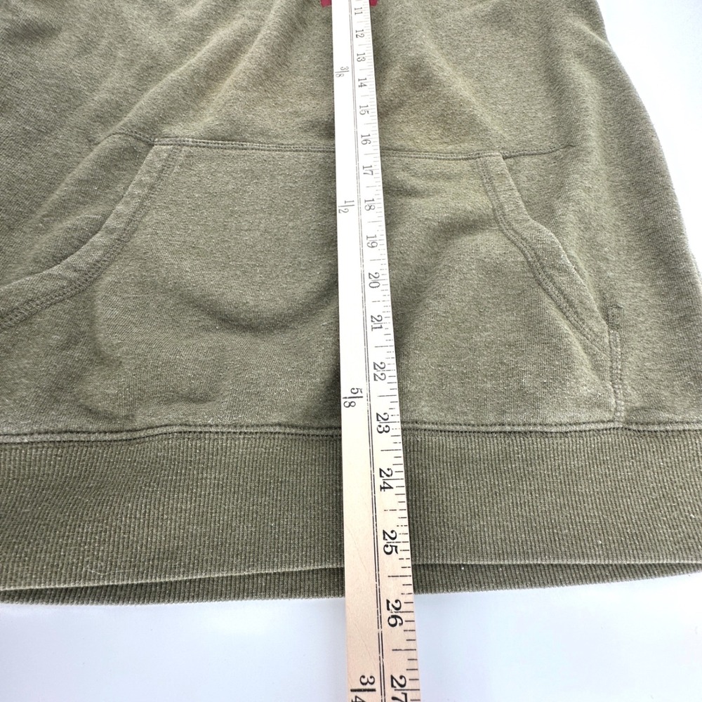 Levis Hoodie Mens Small Green Gray California Bear‎ Graphic Raglan Front Pocket - Picture 10 of 10